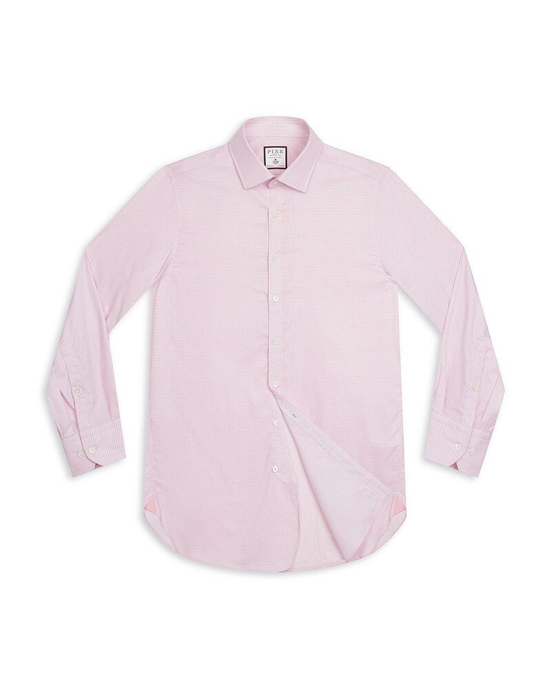 トーマスピンク メンズ トップス シャツ Thomas Pink Grid Check Dresshirt Pink ピンク