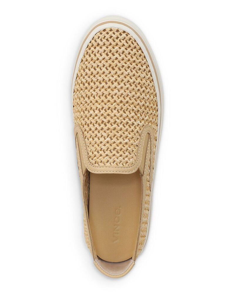 ヴィンス レディース シューズ スニーカー Vince Womens Blair Slip On Sneakers Toasted Wheat