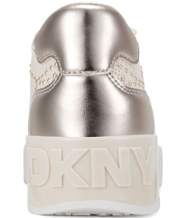 ダナ キャラン ニューヨーク レディース シューズ スニーカー レース DKNY Womens Mallory Studs LaceUp Sneakers Coconut ダナ キャラン ニューヨーク レディース シューズ スニーカー レース DKNY Womens Mallory Studs LaceUp Sneakers Coconut