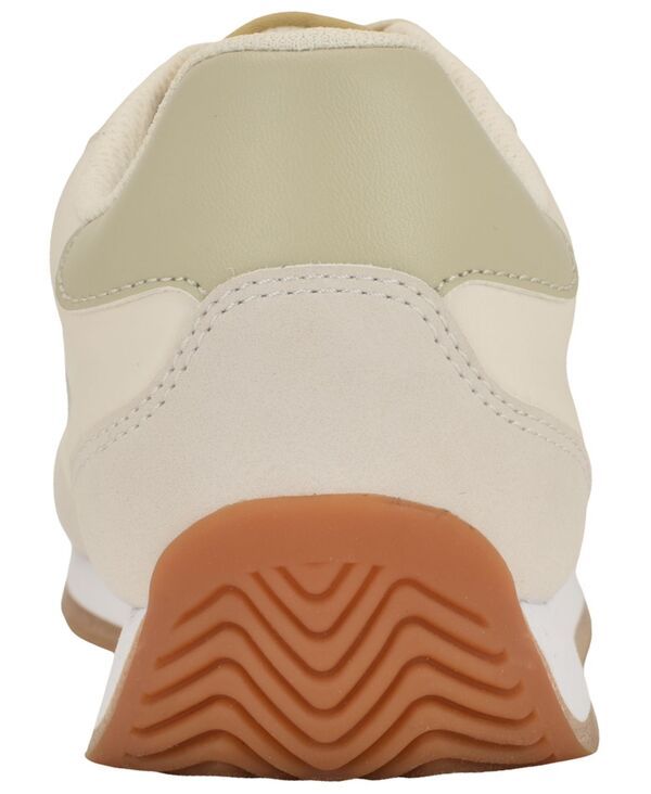 カルバンクライン レディース シューズ スニーカー レース Calvin Klein Womens Anora Retro LaceUp Sneakers BeigeSilver ベージュ