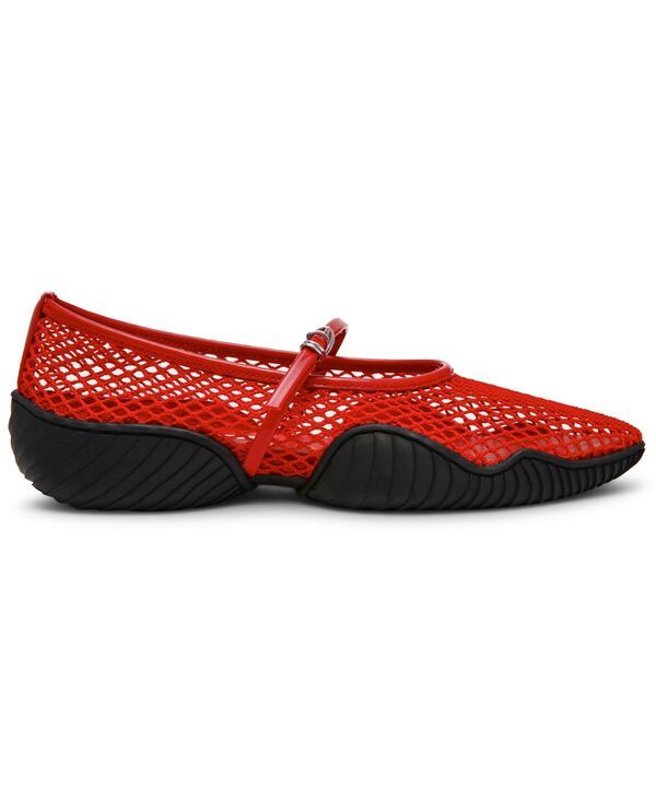 スティーブ マデン レディース シューズ スニーカー メッシュ Steve Madden Womens Vickee Mesh MaryJane Sneakerina Flats Red Mesh レ スティーブ マデン レディース シューズ スニーカー メッシュ Steve Madden Womens Vickee Mesh MaryJane Sneakerina Flats Red Mesh レ