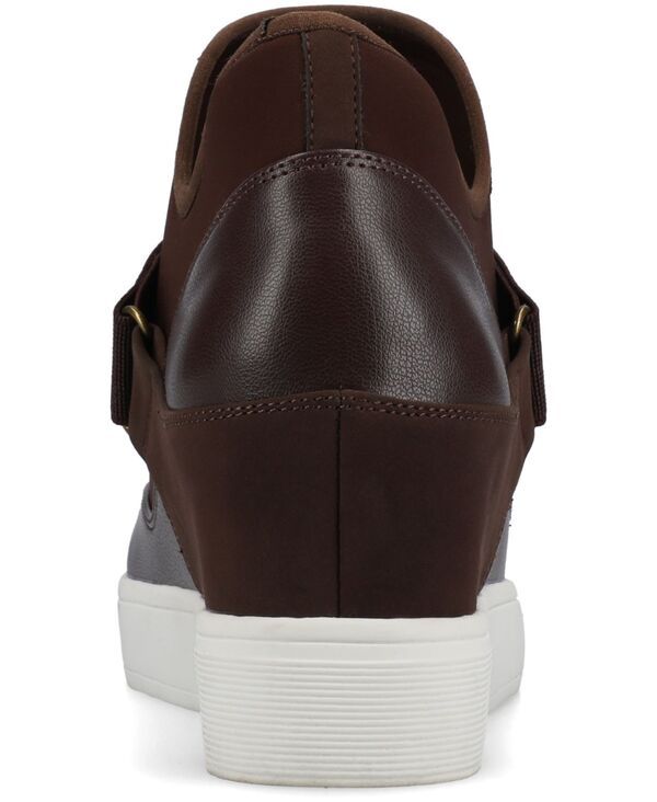 ジュルネ コレクション レディース シューズ スニーカー Journee Collection Womens Damari Stretch Wedge Sneakers Chocolate チョコレー