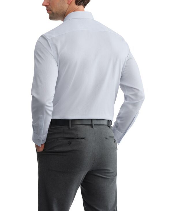 カルバンクライン メンズ トップス シャツ スリムフィット コットン Calvin Klein Refined Cotton Stretch Menslim Fit Dresshirt Blue ブル