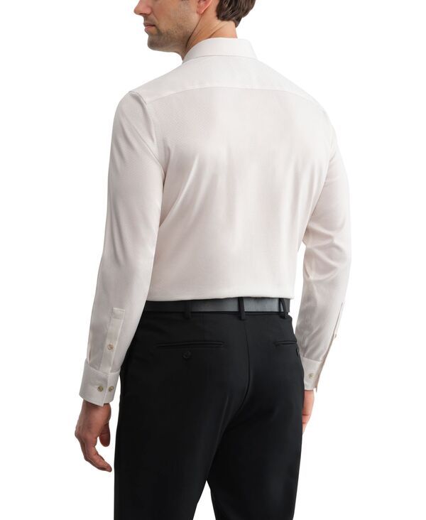 カルバンクライン メンズ トップス シャツ スリムフィット コットン Calvin Klein Refined Cotton Stretch Menslim Fit Dresshirtaupe トープ