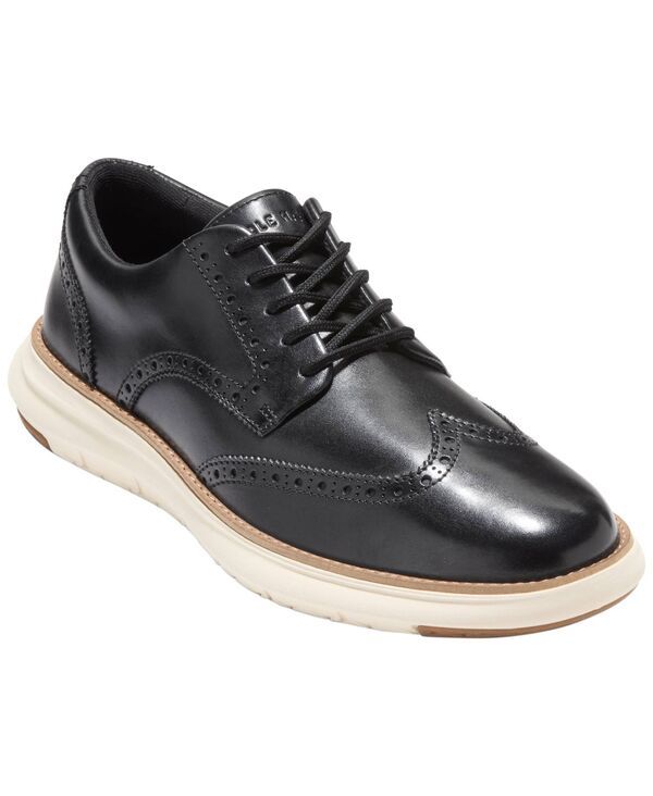 コールハーン メンズ シューズ オックスフォード レース Cole Haan Mens Grand Remix Wing LaceUp Oxford Shoes Black ブラック
