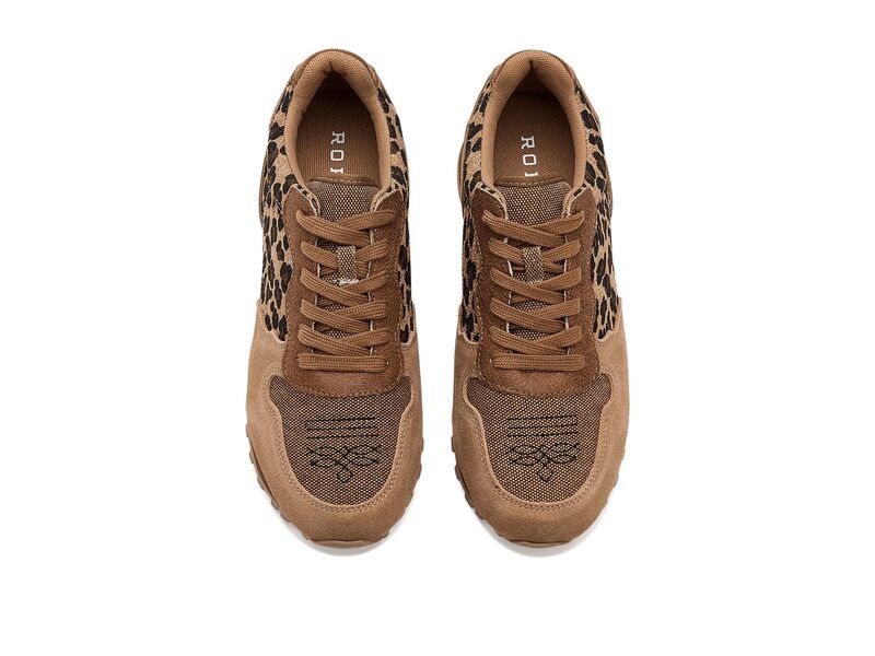 ローパー レディース シューズ スニーカー Roper Giddyup LeopardWo Brown ブラウン