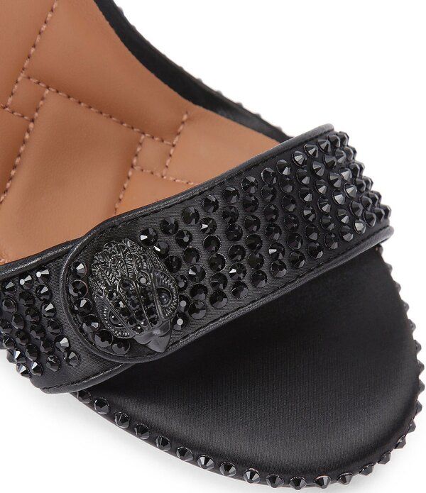 カートジェイガーロンドン レディース シューズ ヒール サンダル ロゴ Kurt Geiger London Kensington Langley Crystal Embellished Hounds