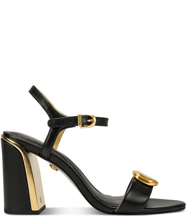 ダナキャラン レディース シューズ ヒール サンダル アンクル レザー Donna Karan Seraphina Leather Ornamented Ankle Strap Dressandals ダナキャラン レディース シューズ ヒール サンダル アンクル レザー Donna Karan Seraphina Leather Ornamented Ankle Strap Dressandals