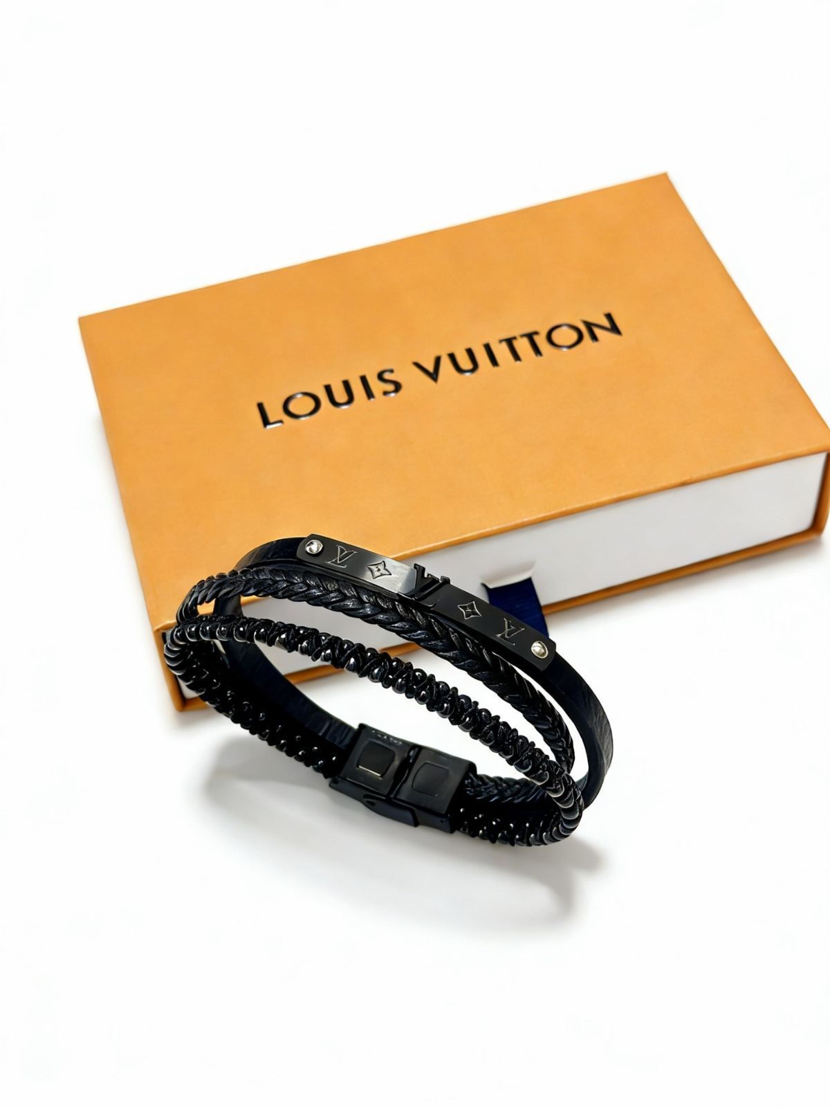 新品 希少 超美品 新品 LV LOUIS VUITTON ルイヴィトン ブレスレット バングル リストバンド メンズ 結婚式 卒業式 清楚 イベント 入学式
