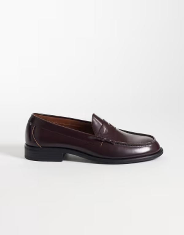 ノーク メンズ シューズ スリッポン・ローファー レザー NOAK made In Portugal penny loafers leather BROWN ブラウン