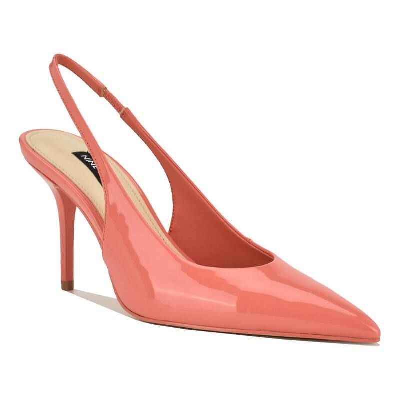 ナインウェスト レディース シューズ パンプス ヒール Nine West Palomma Womens Pointed Toe Slingback Heels Orange オレンジ