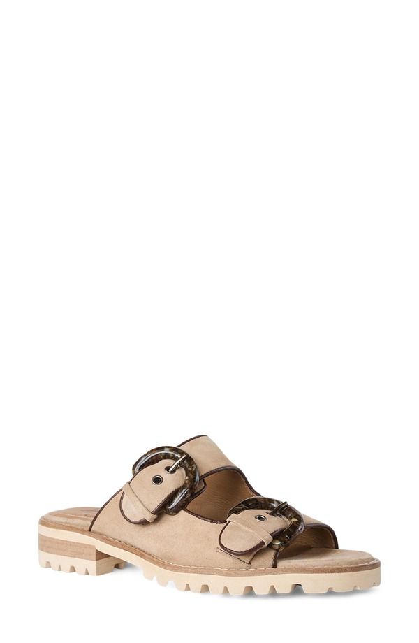 アクアタリア レディース シューズ ヒール サンダル Aquatalia Montirone Sandal Sand Suede サンド