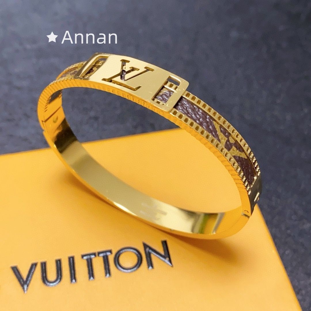 超希少 送料無料新品 LV LOUIS VUITTON ルイヴィトン ブレスレット バングル リストバンド レディース 結婚式 卒業式 清楚 イベント 入学式
