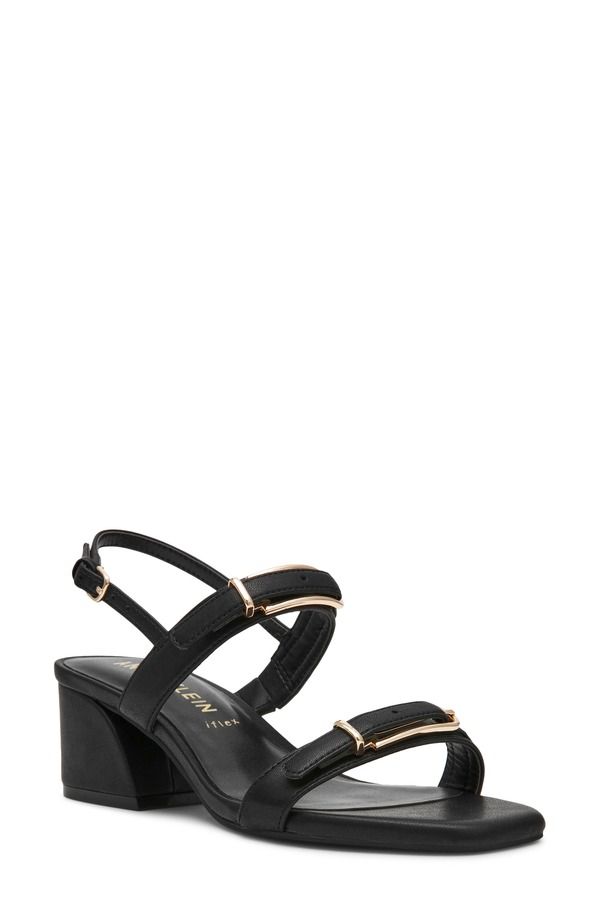 アンクライン レディース シューズ ヒール サンダル Anne Klein Merida Slingback Sandal Black ブラック