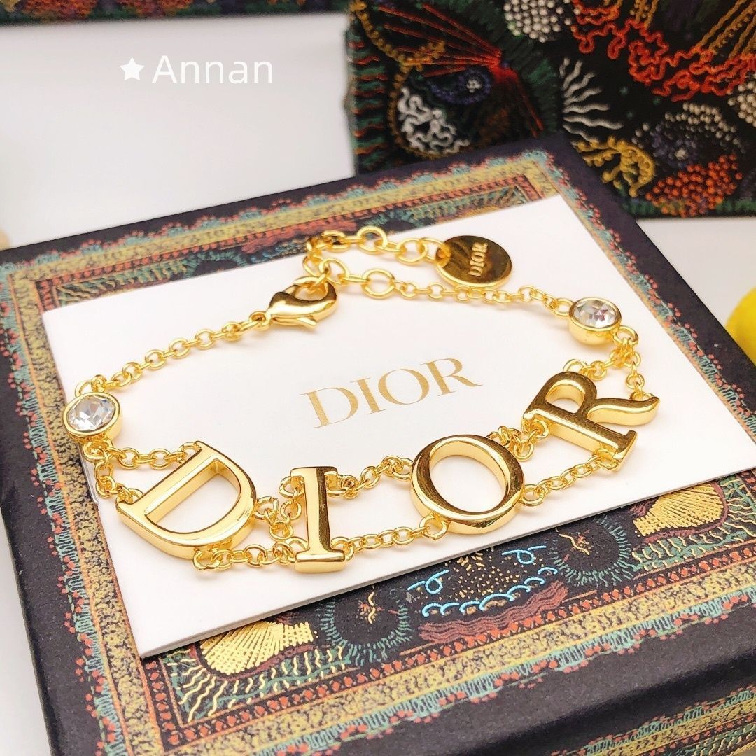 超希少 送料無料新品 CHRISTIAN DIOR クリスチャン ディオール ブレスレット バングル リストバンド レディース 結婚式 卒業式 清楚 イベント 入学式
