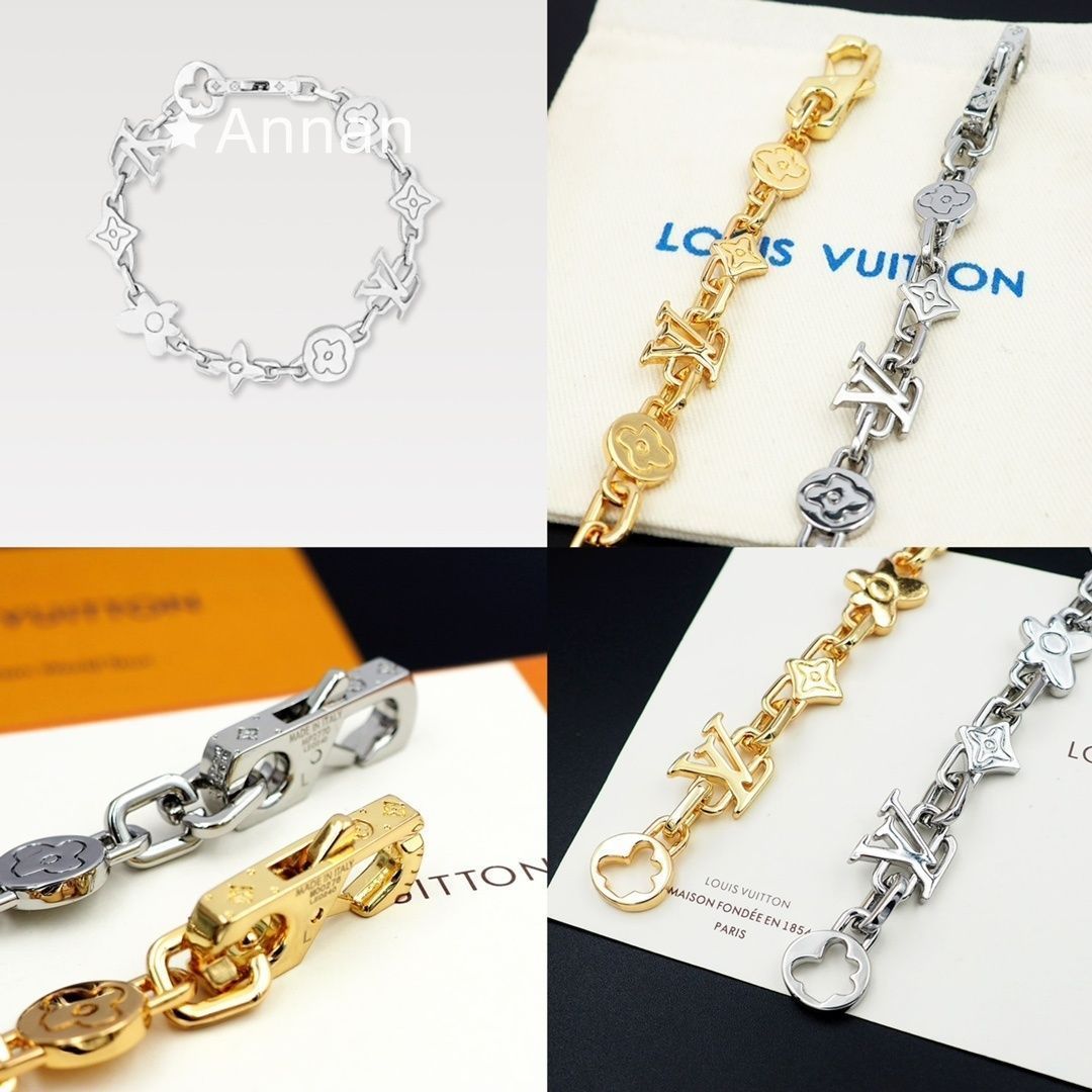 【超極上美品】 美品 新品 LV LOUIS VUITTON ルイヴィトン ブレスレット バングル リストバンド レディース 結婚式 卒業式 清楚 イベント 入学式