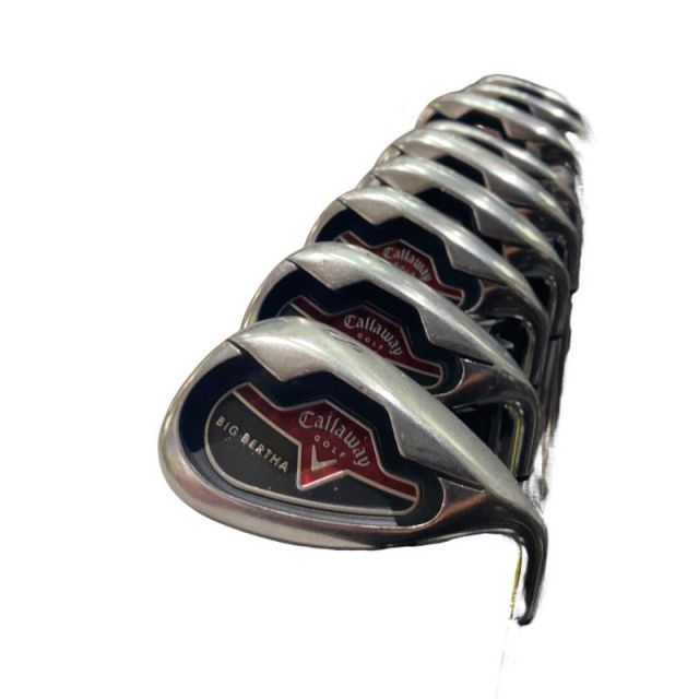 【中古】 キャロウェイ BIG BERTHA IRONS(2006) 9S アイアンセット IR NS PRO 950GH (フレックスS) メンズ 男性用 右利き 右用 Dランク ゴルフクラブ