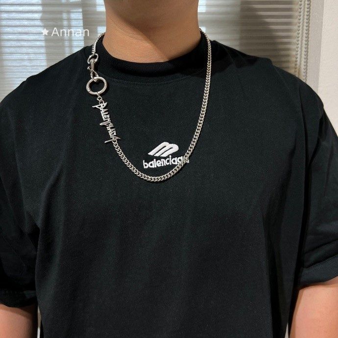 大人気 超美品 新品！新品 BALENCIAGA バレンシアガ ネックレス メンズ 結婚式 卒業式 清楚 イベント 入学式 9,120円