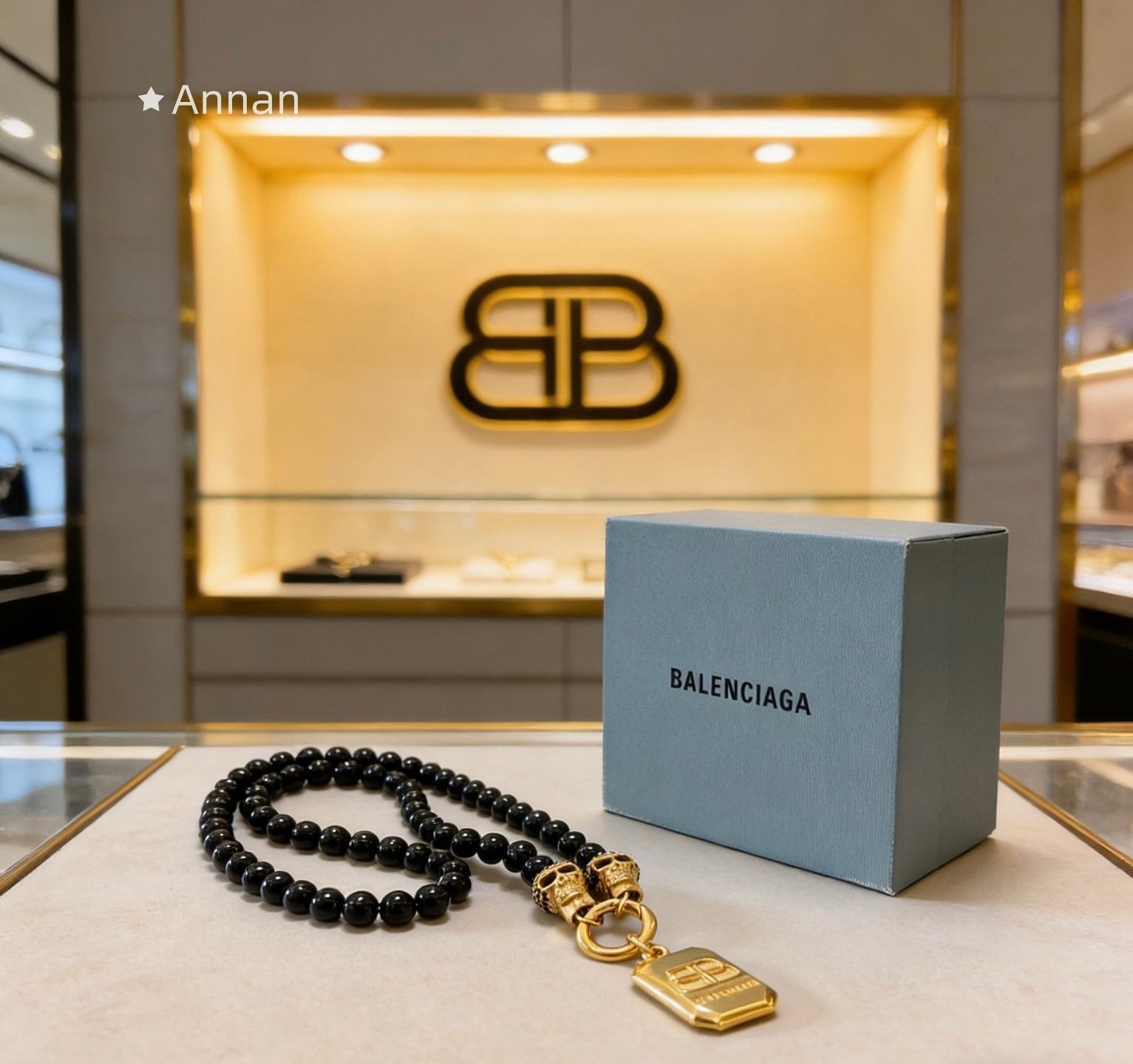 【美品】BALENCIAGA ネックレス 超美品 限定品 超美品 超美品 新品 BALENCIAGA バレンシアガ