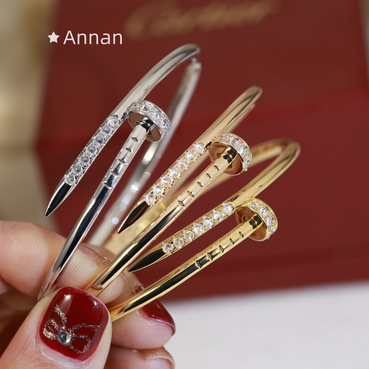 良品 ★★ 新品！新品 CARTIER カルティエ ブレスレット バングル リストバンド レディース 結婚式 卒業式 清楚 イベント 入学式