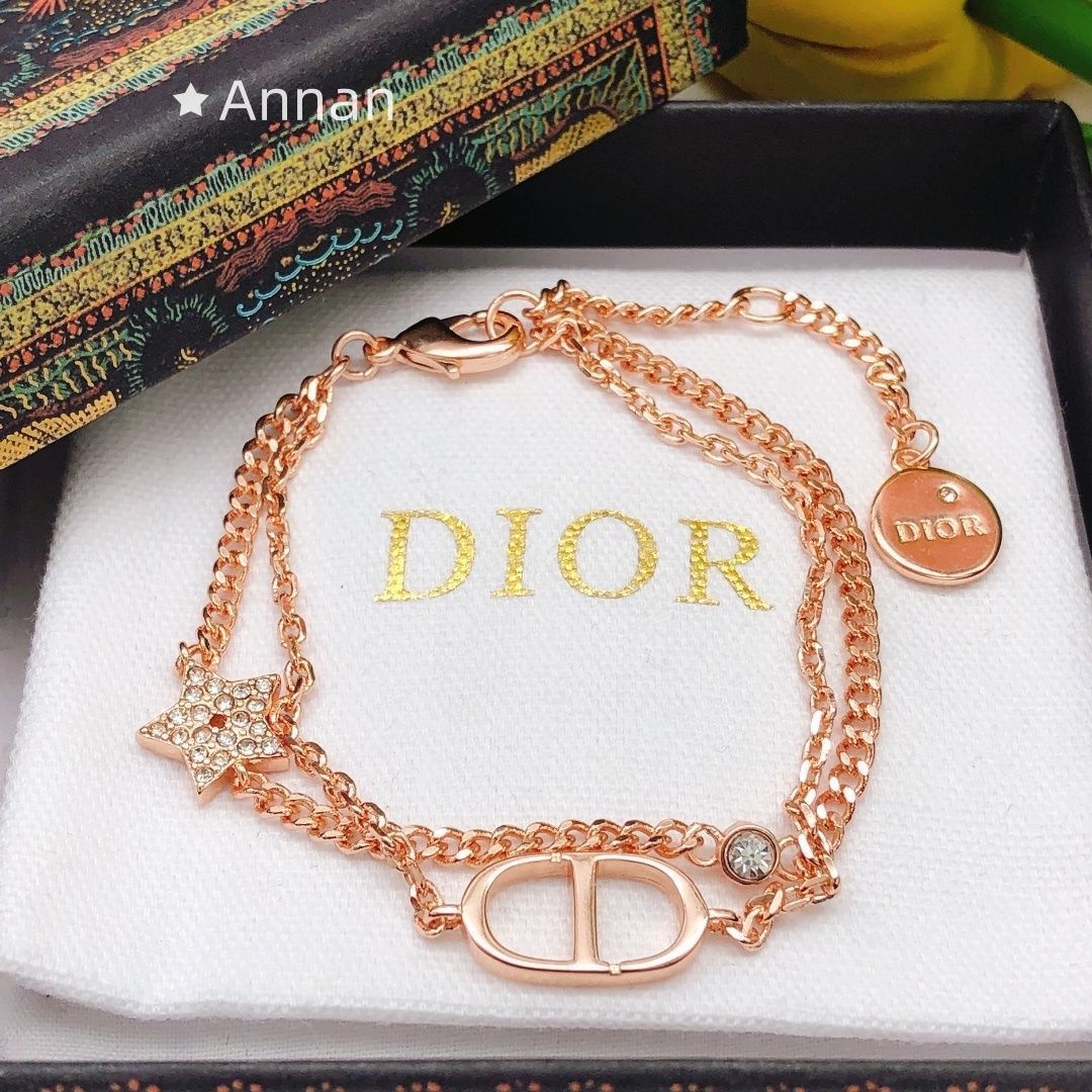 超美品 限定品 限界価格 新品！新品 CHRISTIAN DIOR クリスチャン ディオール ブレスレット バングル リストバンド レディース 結婚式 卒業式 清楚 イベント 入学式