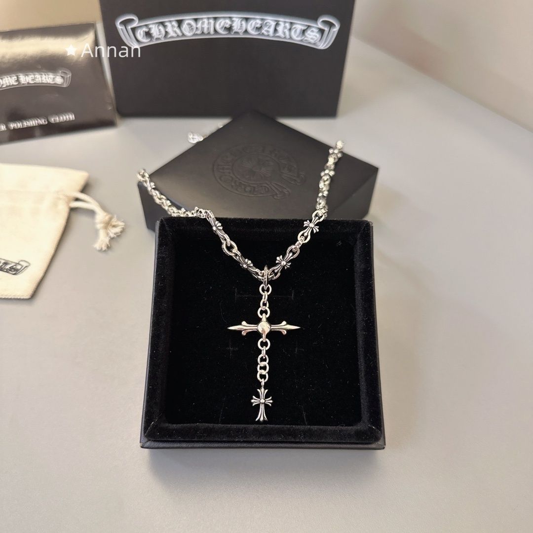 実用性 【極美品】新品 CHROME HEARTS クロムハーツ ネックレス ネックレス メンズ 結婚式 卒業式 清楚 イベント 入学式