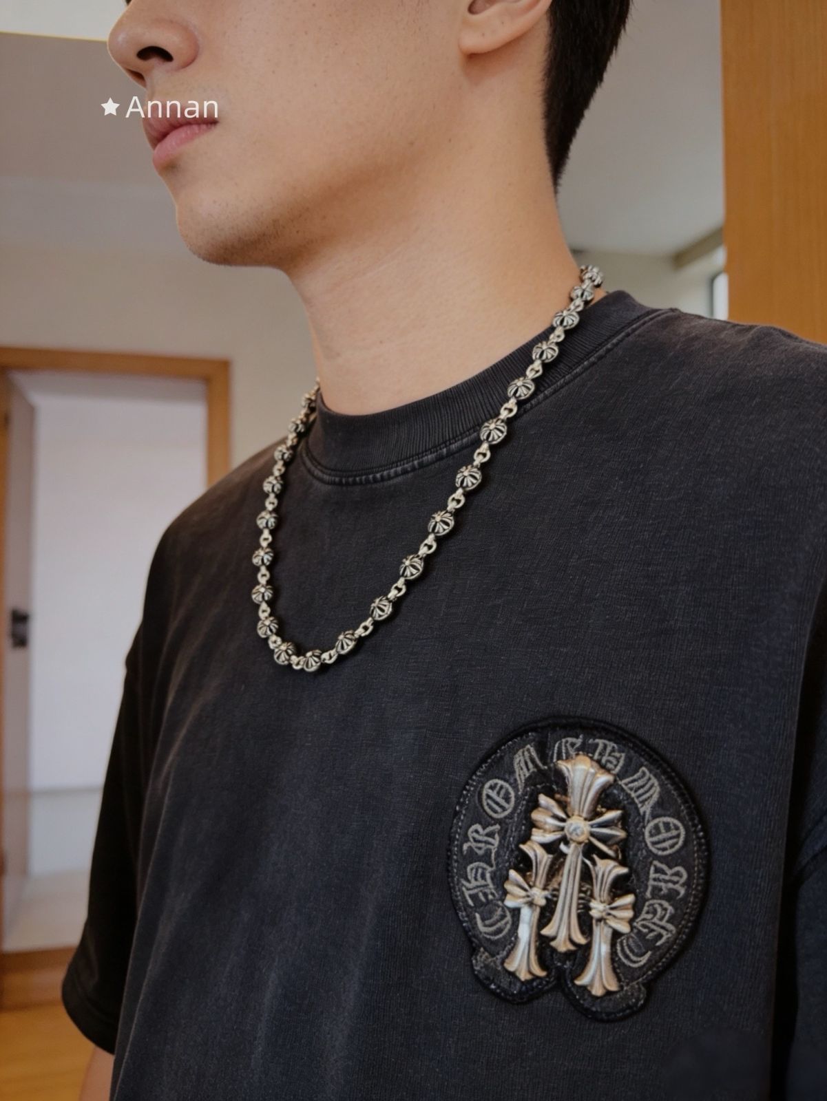 限界価格 超美品新品 CHROME HEARTS クロムハーツ ネックレス メンズ 結婚式 卒業式 清楚 イベント 入学式