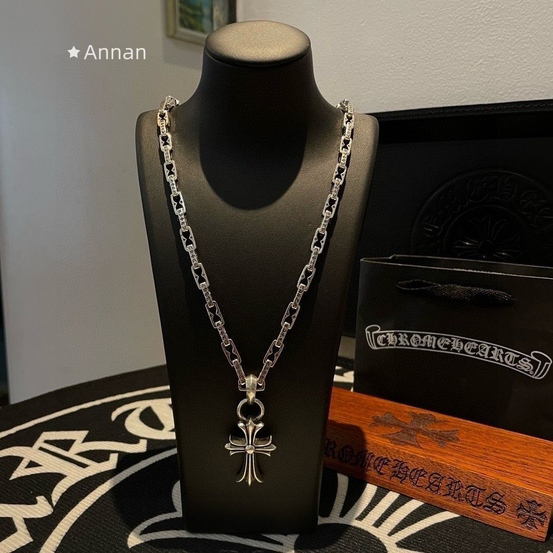 美品 期間限定☆ 新品 CHROME HEARTS クロムハーツ ネックレス メンズ 結婚式 卒業式 清楚 イベント 入学式