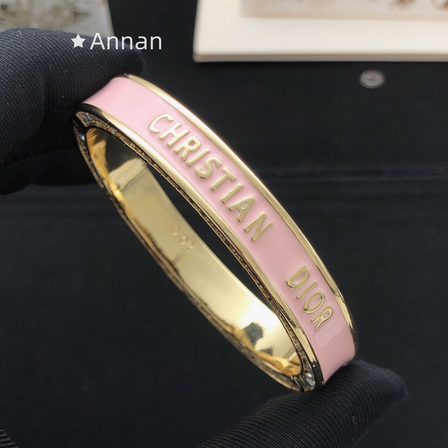 新品同様 人気 新品 CHRISTIAN DIOR クリスチャン ディオール ブレスレット バングル リストバンド レディース 結婚式 卒業式 清楚 イベント 入学式