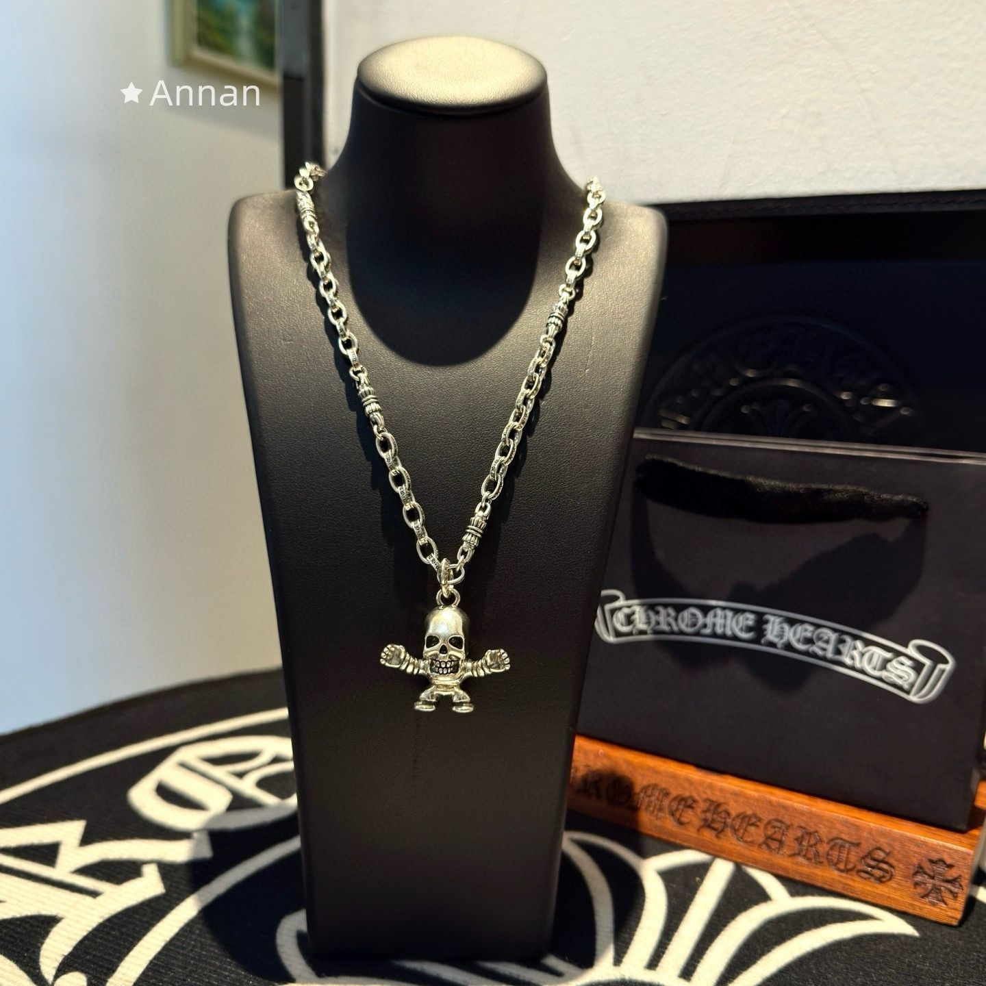 クロムハーツネックレス激レア 激レア 極美品 新品 CHROME HEARTS クロムハーツ ネックレス メンズ