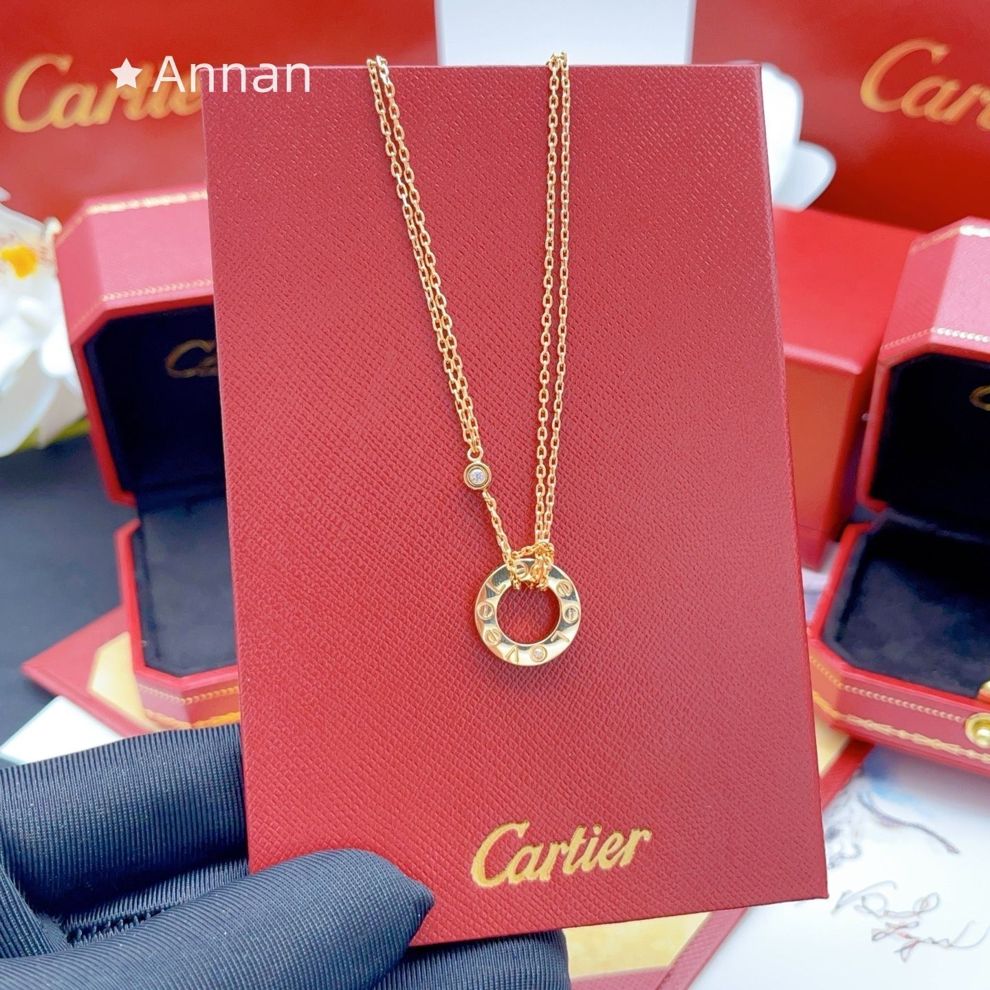 【最終値下げ】 美品 新品 CARTIER カルティエ ネックレス レディース 結婚式 卒業式 清楚 イベント 入学式