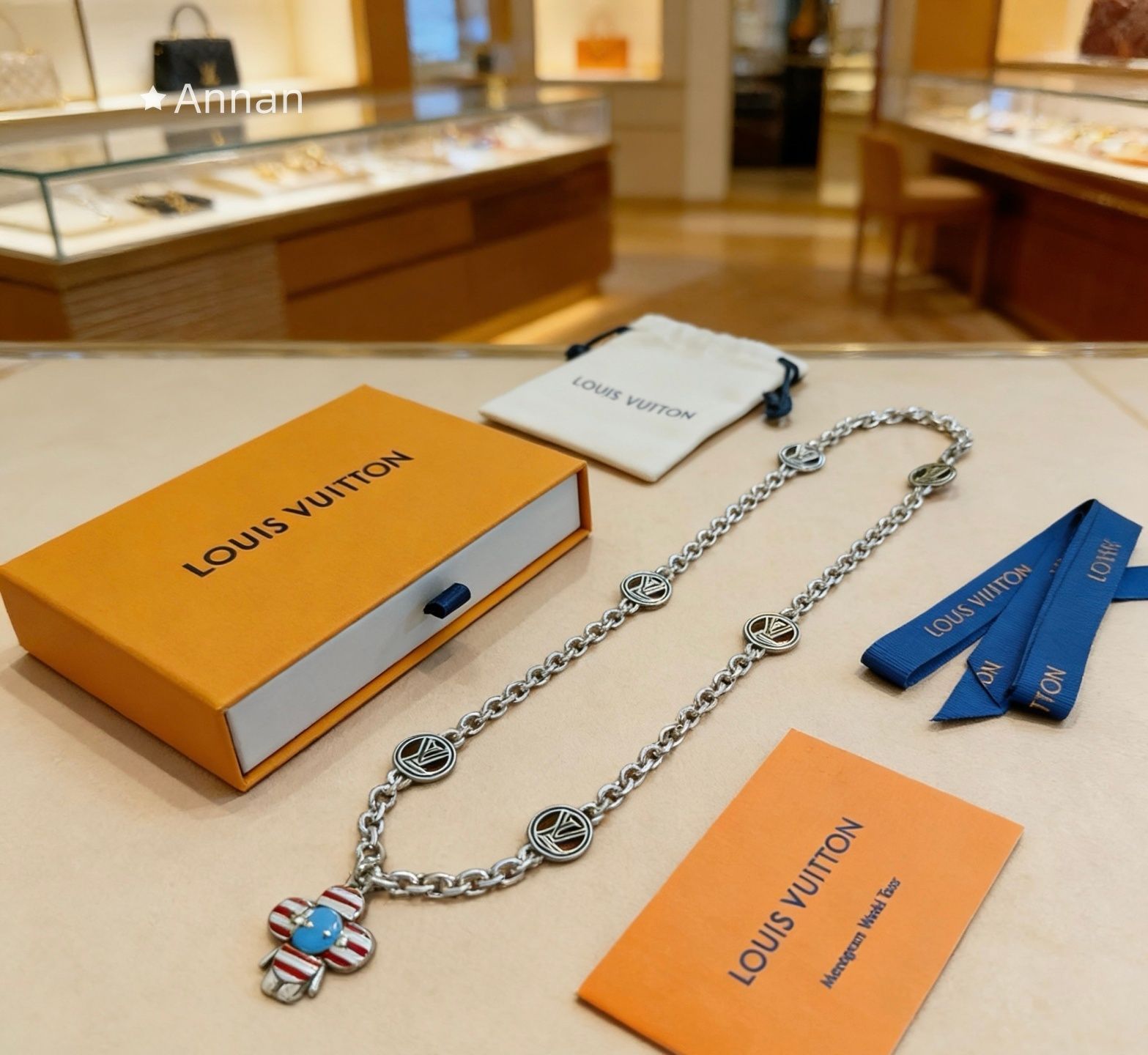 美品 限定 新品 LV LOUIS VUITTON ルイヴィトン ネックレス メンズ 結婚式 卒業式 清楚 イベント 入学式