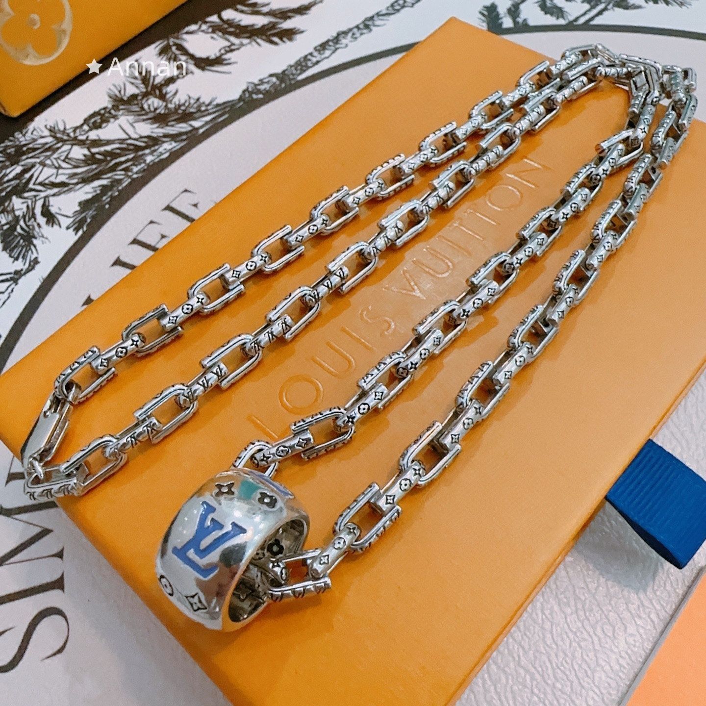 限界価格 新品 LV LOUIS VUITTON ルイヴィトン ネックレス メンズ 結婚式 卒業式 清楚 イベント 入学式