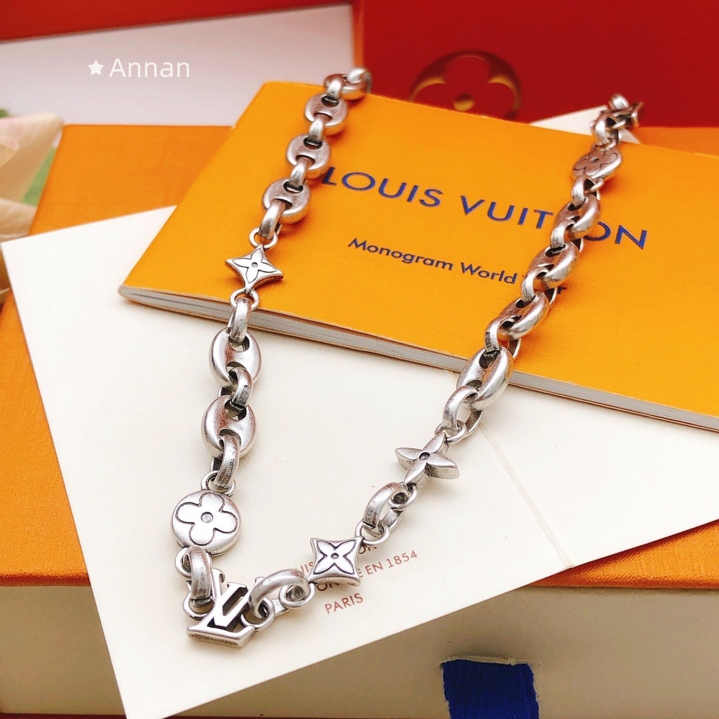 実用性 ★★ 新品 LV LOUIS VUITTON ルイヴィトン ネックレス メンズ 結婚式 卒業式 清楚 イベント 入学式