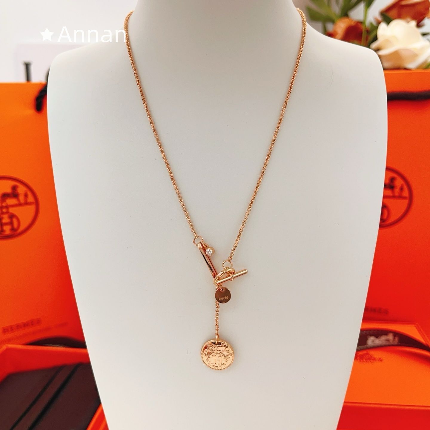 限界価格 新型新品 HERMES エルメス ネックレス レディース 結婚式 卒業式 清楚 イベント 入学式