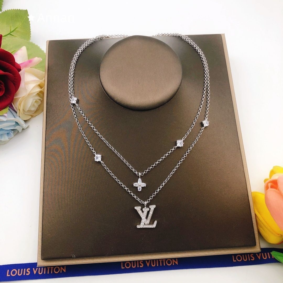 超美品 限定品新品 LV LOUIS VUITTON ルイヴィトン ネックレス レディース 結婚式 卒業式 清楚 イベント 入学式