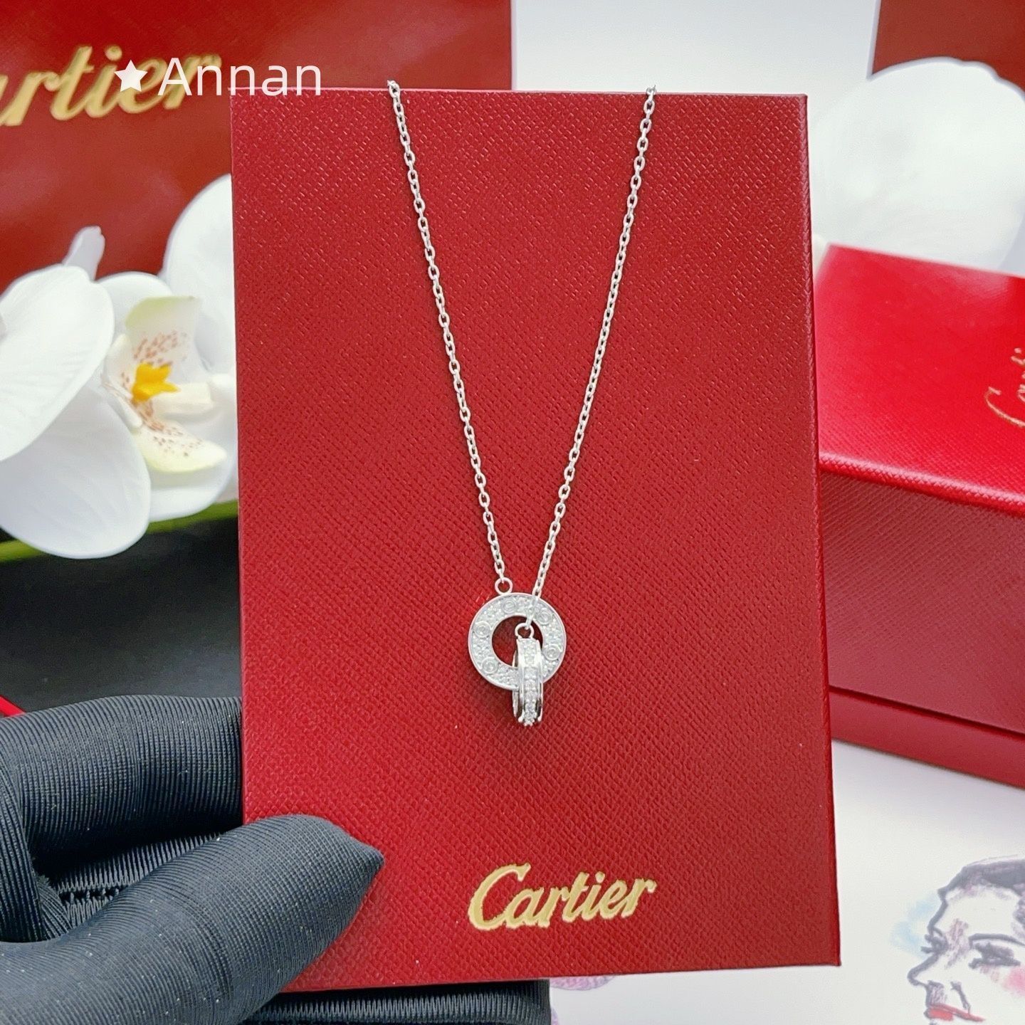 付属付 限定品★★ 人気商品新品 CARTIER カルティエ ネックレス レディース 結婚式 卒業式 清楚 イベント 入学式