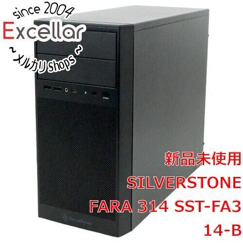 [bn:4] 【新品(開封のみ)】 SILVERSTONE　PCケース FARA 314　SST-FA314-B　黒