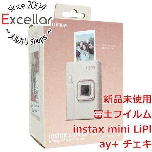 [bn:5] FUJIFILM　ハイブリッドインスタントカメラ instax mini LiPlay+ チェキ　SAND BEIGE