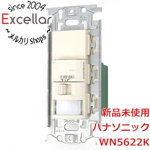 [bn:1] 【新品(開封のみ)】 Panasonic　熱線センサ付自動スイッチ　WN5622K