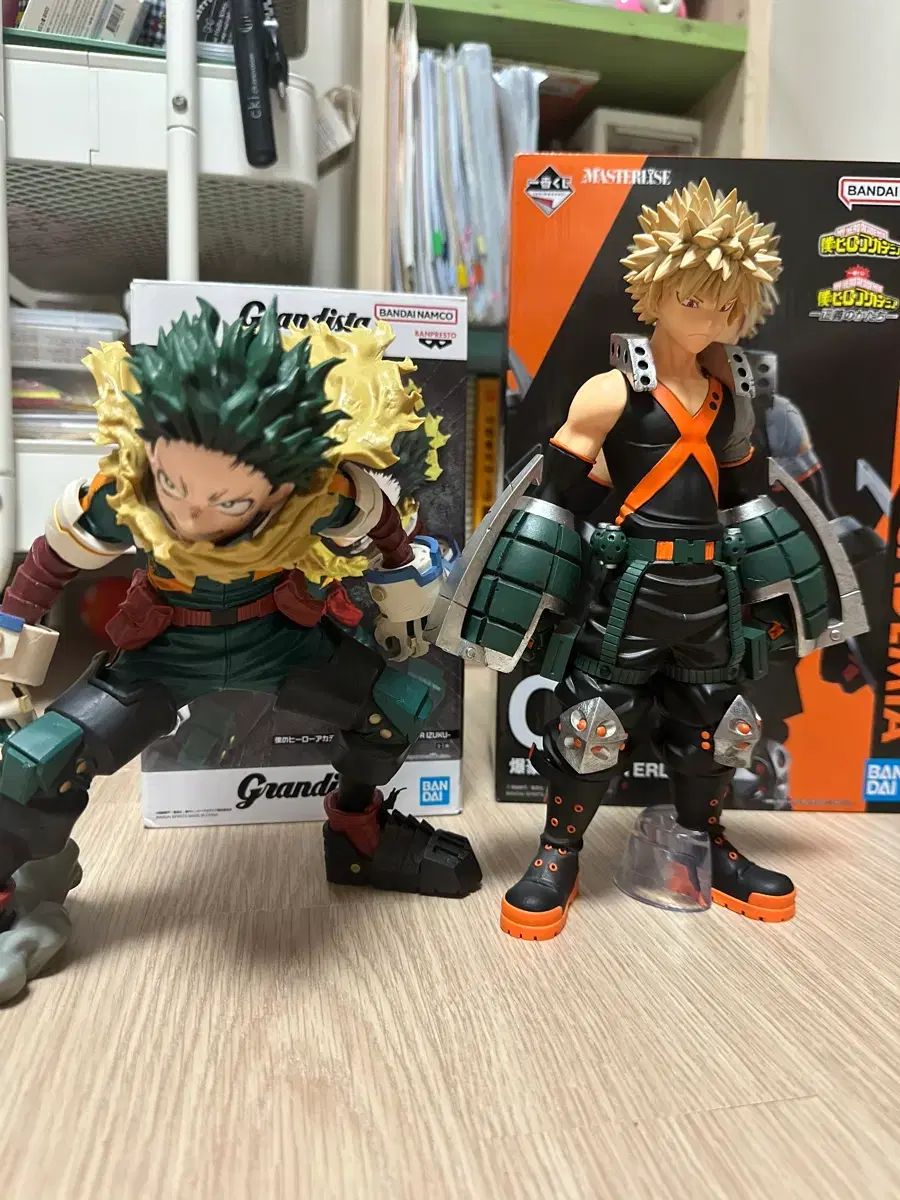 爆豪勝己 定義の形 C賞 & 緑谷出久 BANPRESTO（バンプレスト） Grandista（グランディスタ） まとめ 出品