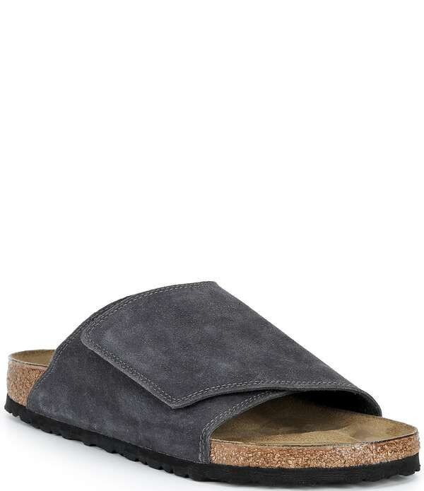 ビルケンシュトック メンズ シューズ サンダル Birkenstock Mensolana Slide Sandals Charcoal チャコール