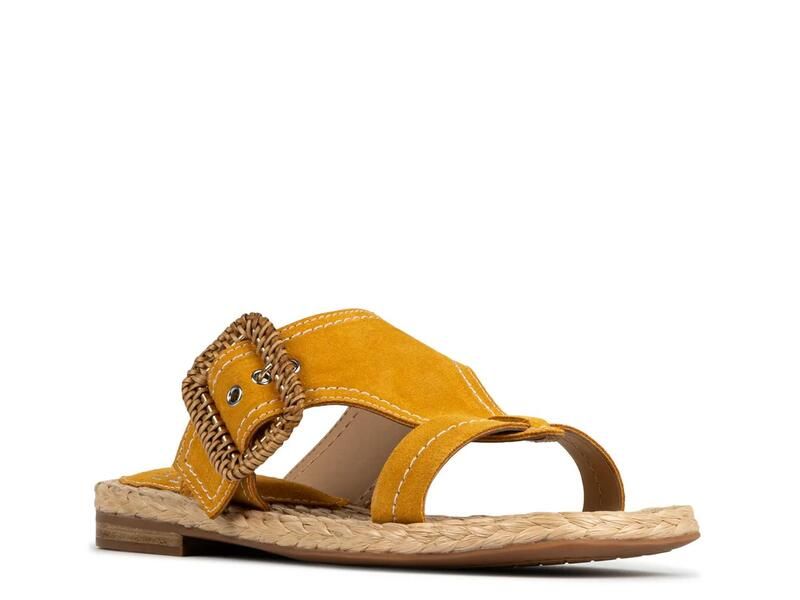 ドナルドプリネール レディース シューズ サンダル Donald PlinerHilari Sandal Yellow Suede イエロー