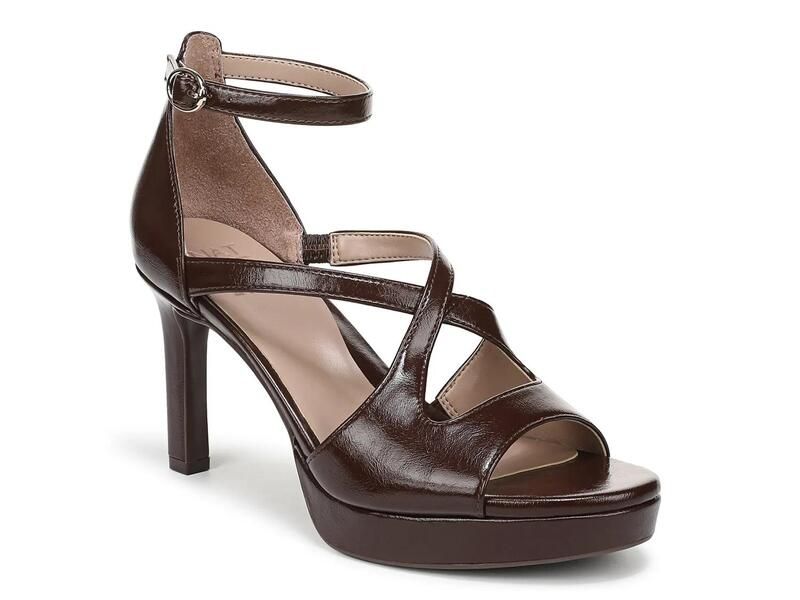 ナチュライザー レディース シューズ サンダル プラットフォーム NaturalizerAlicia Platform Sandal Dark Brown ブラウン