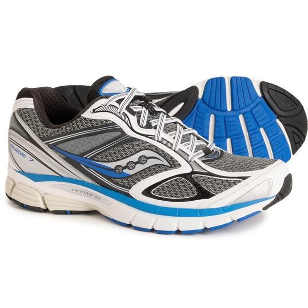 サッカニー メンズ シューズ スニーカー Saucony ProGrid Guide 7 Running Shoes For Men and Women GreyLapis グレー