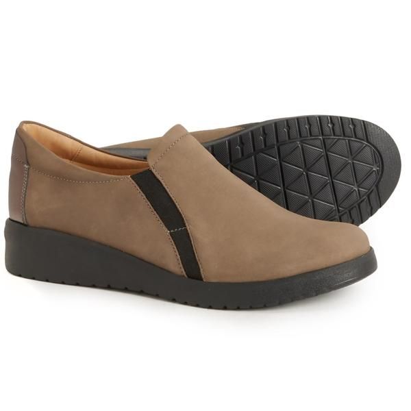サミュエルフドバード レディース シューズ パンプス Samuel Hubbard Marin Shoes Nubuck SlipOns For Women Taupe トープ