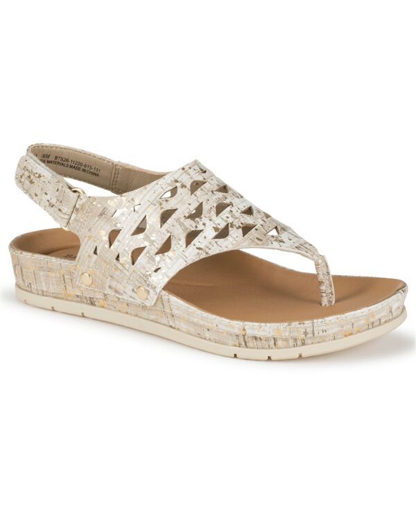 ベアトラップス レディース シューズ サンダル Baretraps Womens Winika Round Toe Sandals Cream クリーム