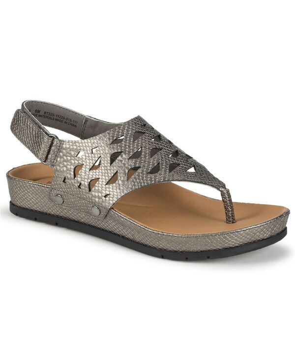 ベアトラップス レディース シューズ サンダル Baretraps Womens Winika Round Toe Sandals Pewter ピューター
