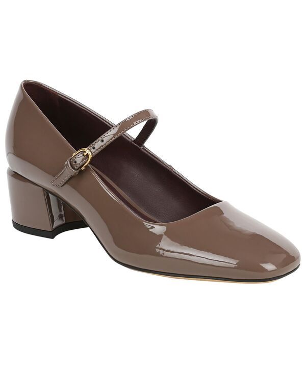 フランコサルト レディース シューズ パンプス Franco Sarto Womens Davi Square Toe Mary Jane Pumps Taupe Faux Patent Leathe