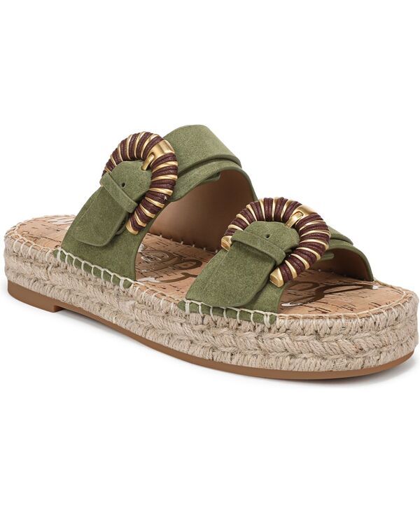 サムエデルマン レディース シューズ スリッポン・ローファー サンダル Sam Edelman Womens Tabbey SlipOn Sandalsummer Olive オリーブ
